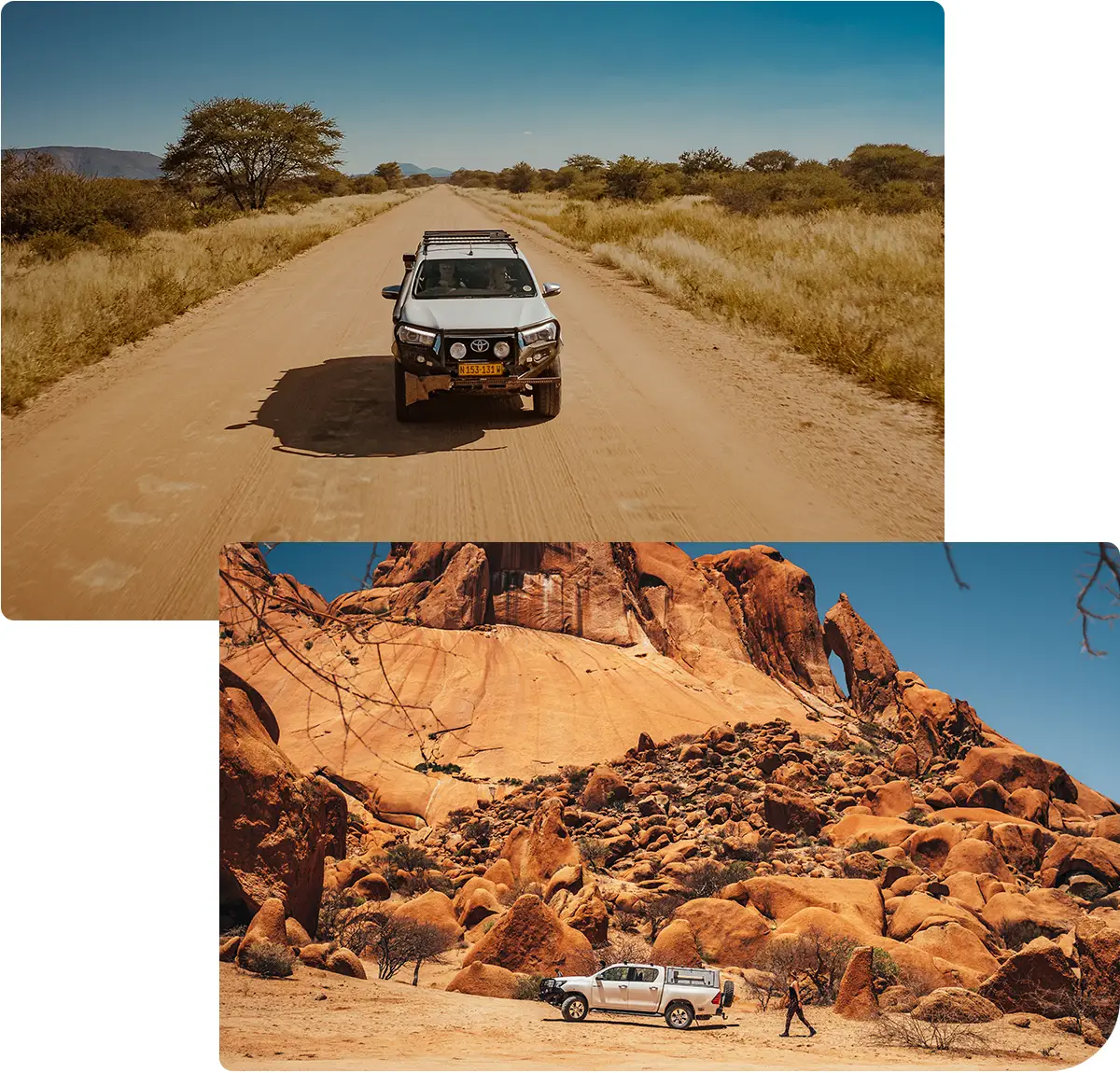 SUV & Standard 4×4 off-road Car Rental vehicles